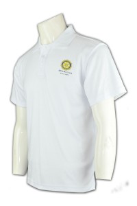 P428 訂製短袖polo恤  印製LOGO  polo恤來版訂造  POLO專門店    白色